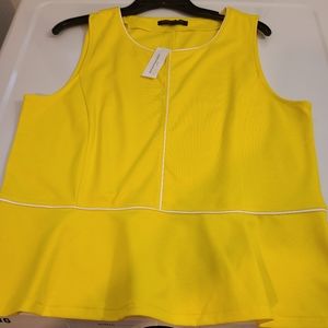 Yellow banana republic top